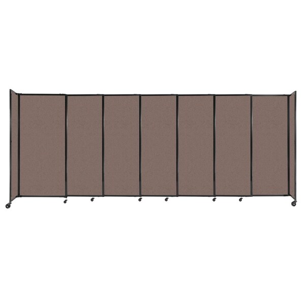 StraightWall Sliding Portable Partition 15'6" x 6' Latte Fabric